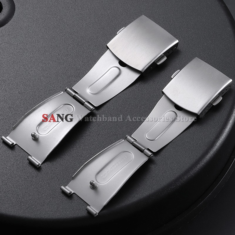 Jewelry Watches Silver - 12/14/16/18/20/22mm Roestvrij Staal Vouwgesp Zilver Veiligheid