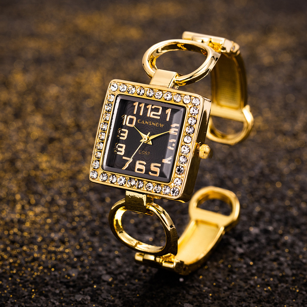 Jewelry Diamond Watches - UTHAI W85 Dameshorloges Open armband Horlogeset