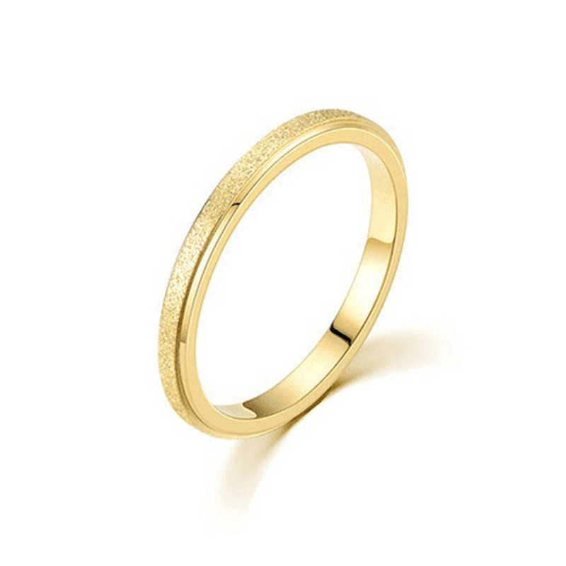 Minimalist Ring Stackable - Mode minimalistische matte dunne stapelbare ring