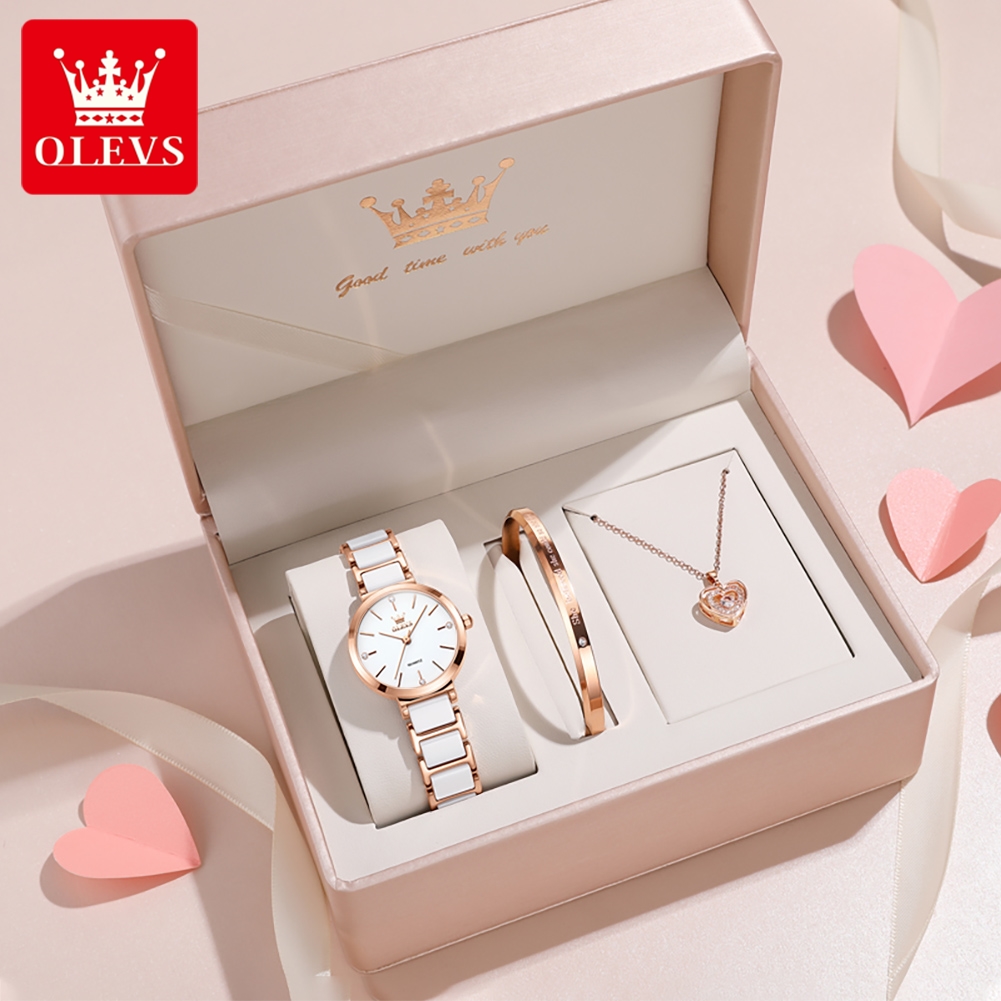 Jewelry And Watches - OLEVS Dameshorloge 5877 Luxe Elegant Quartz