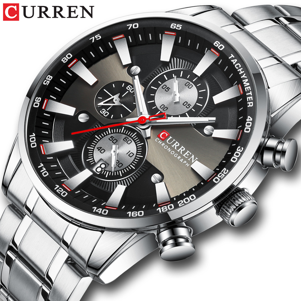 Jewelry Watches Silver - CURREN 8351 heren quartz horloge waterdicht