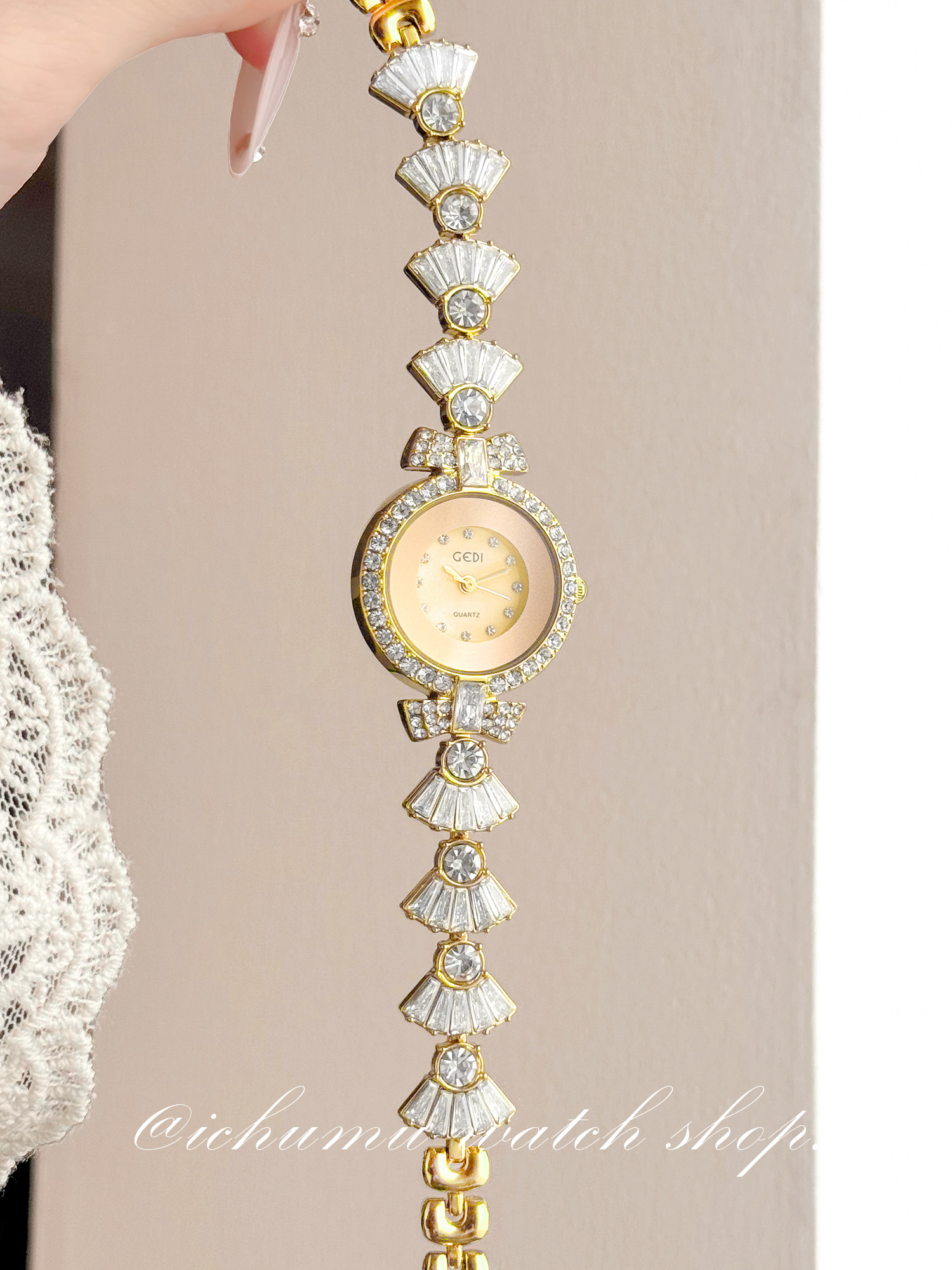 Leather Bracelet - Zeemeermin dameshorloge Licht luxe niche diamanten