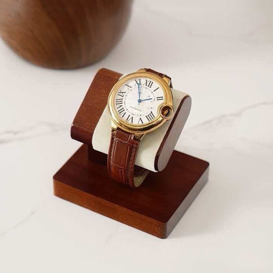 Jewelry Shop Watches - Houten horlogedisplaystandaard Massief houten horlogebandhouder Luxe