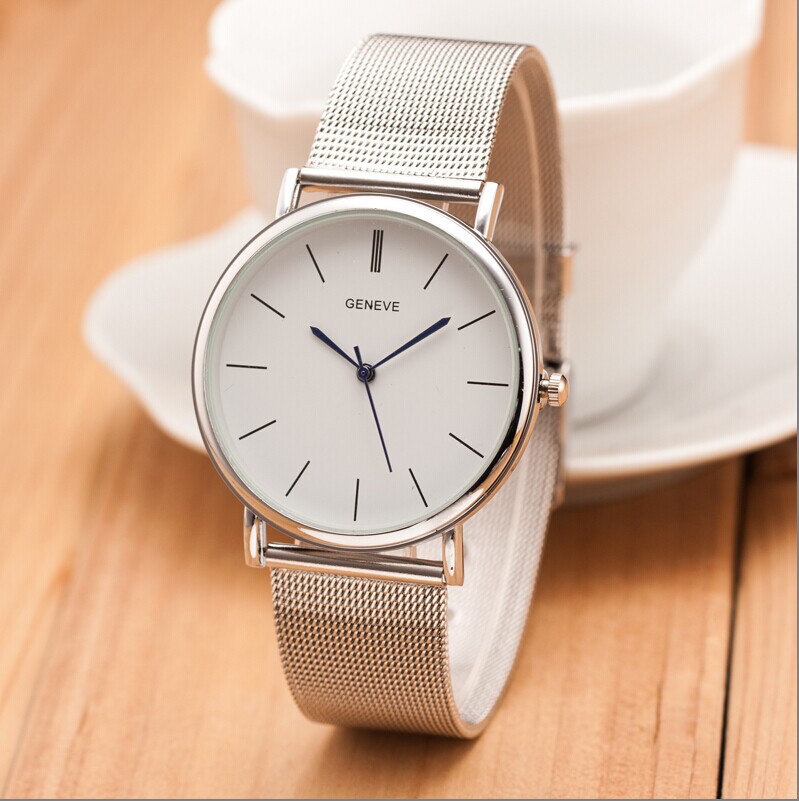 Jewelry Watches Silver - Nieuwe Beroemde Zilveren Casual Genève Quartz