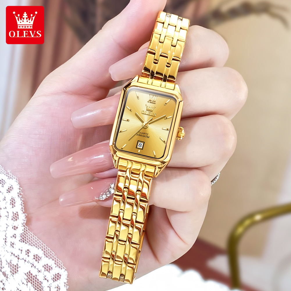 Jewelry Watches Gold - OLEVS Luxe topmerk dameshorloges Waterdicht Elegant