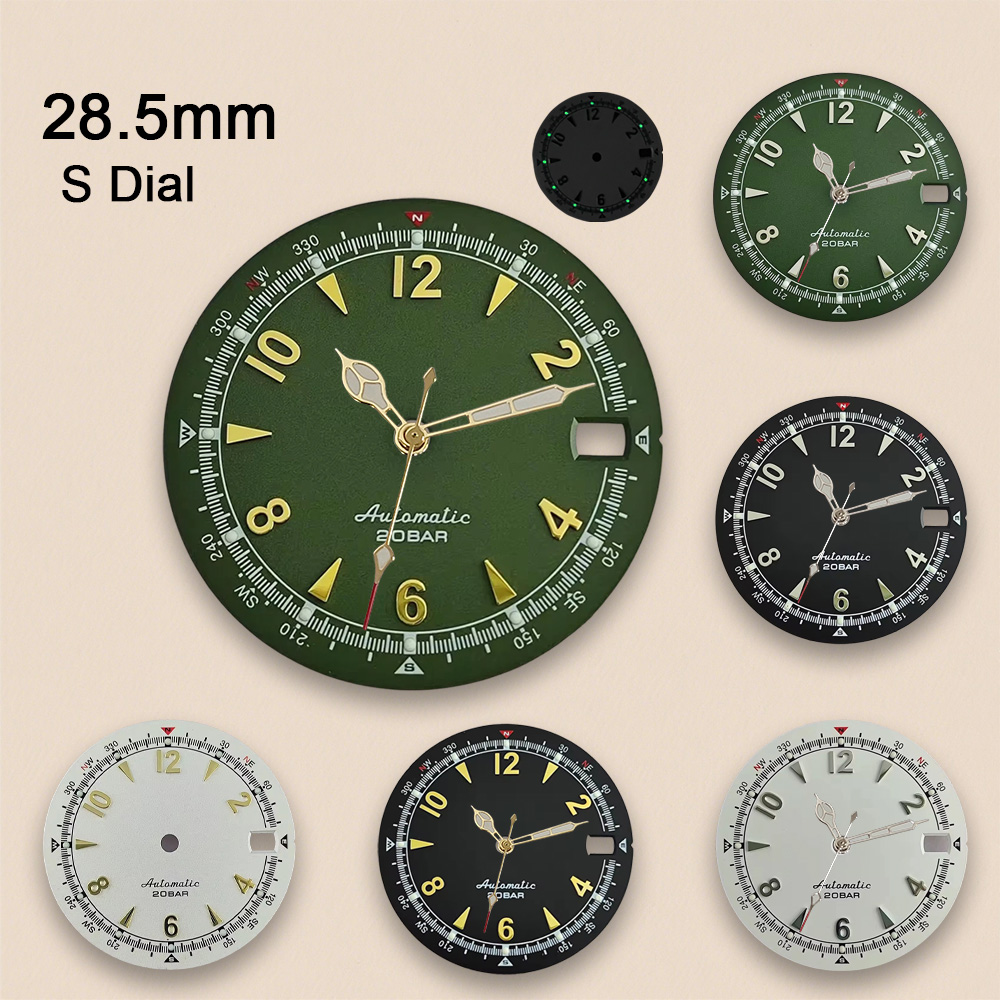Seiko Watch 5 Sports - NH35 Wijzerplaat S Logo 28.5mm Retro