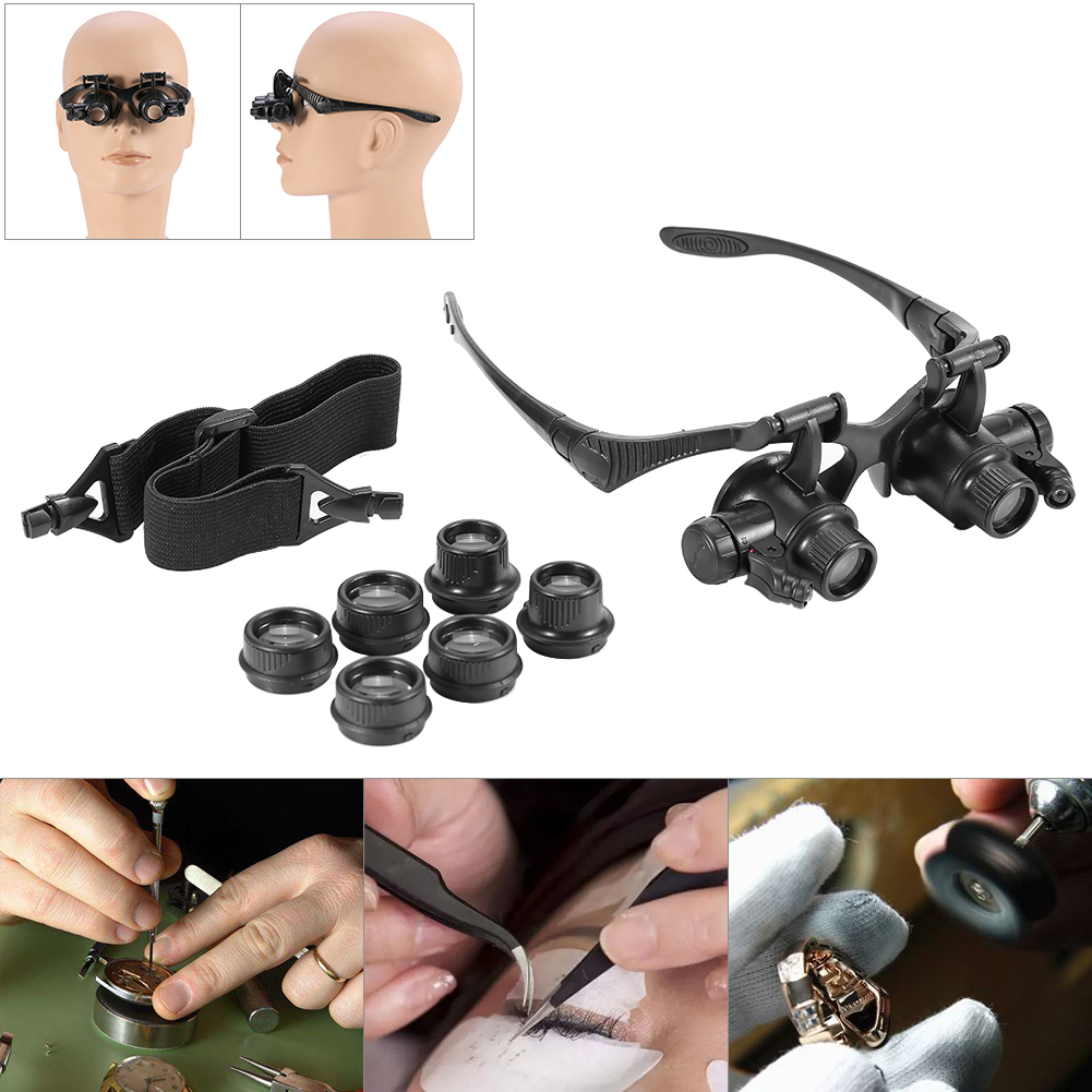 Jewelry Eyewear Watches & Accessories - Hoofdloep Nieuw hoofd met vergrootglas Dubbel