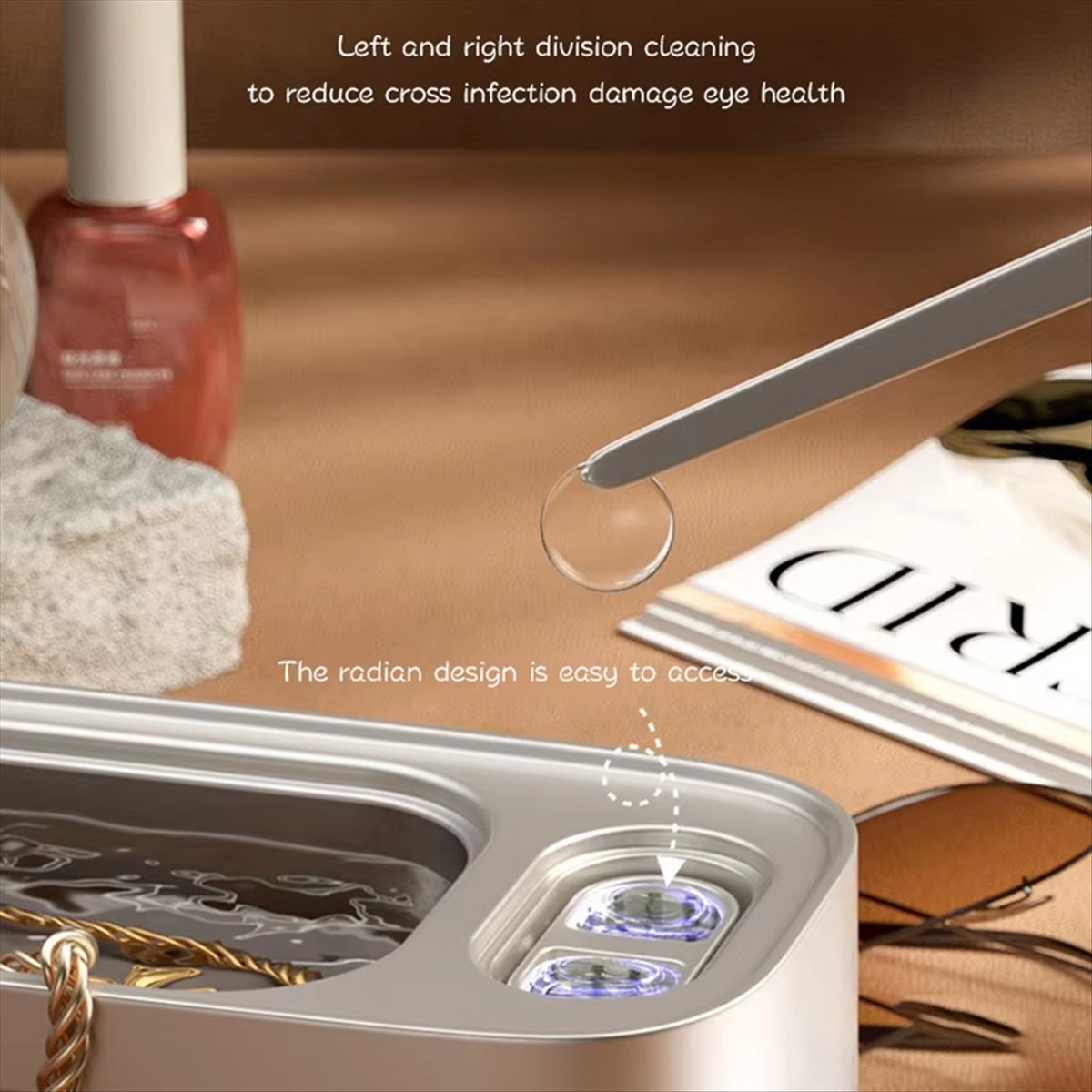 Jewelry Eyewear Watches & Accessories - *A91P Huishoudelijke contactlensreiniger, hoogfrequente sieradenreinigingsmachine, efficiënt