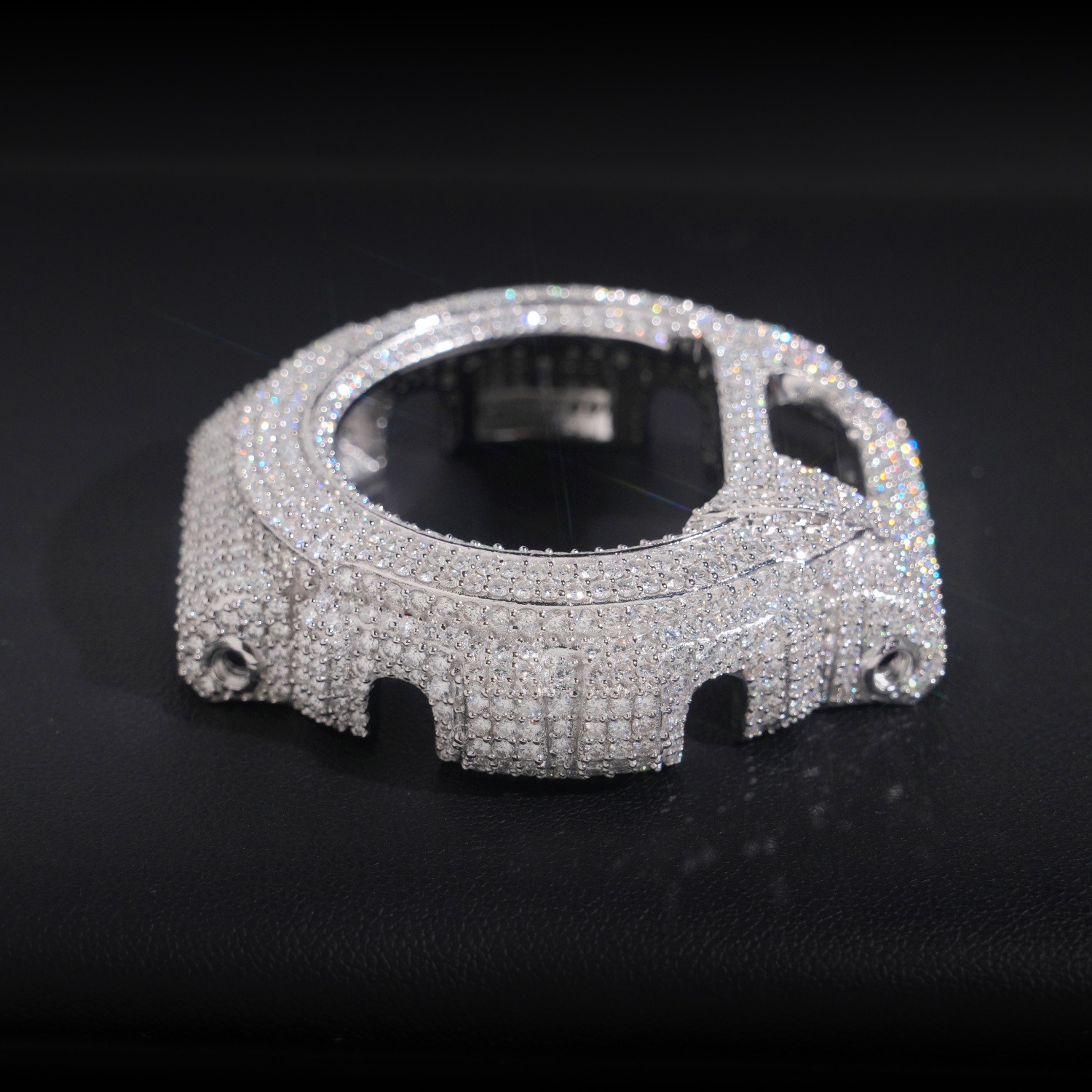 Jewelry Watches Silver - Bling Hiphop horlogekast: IJzige uitstraling met