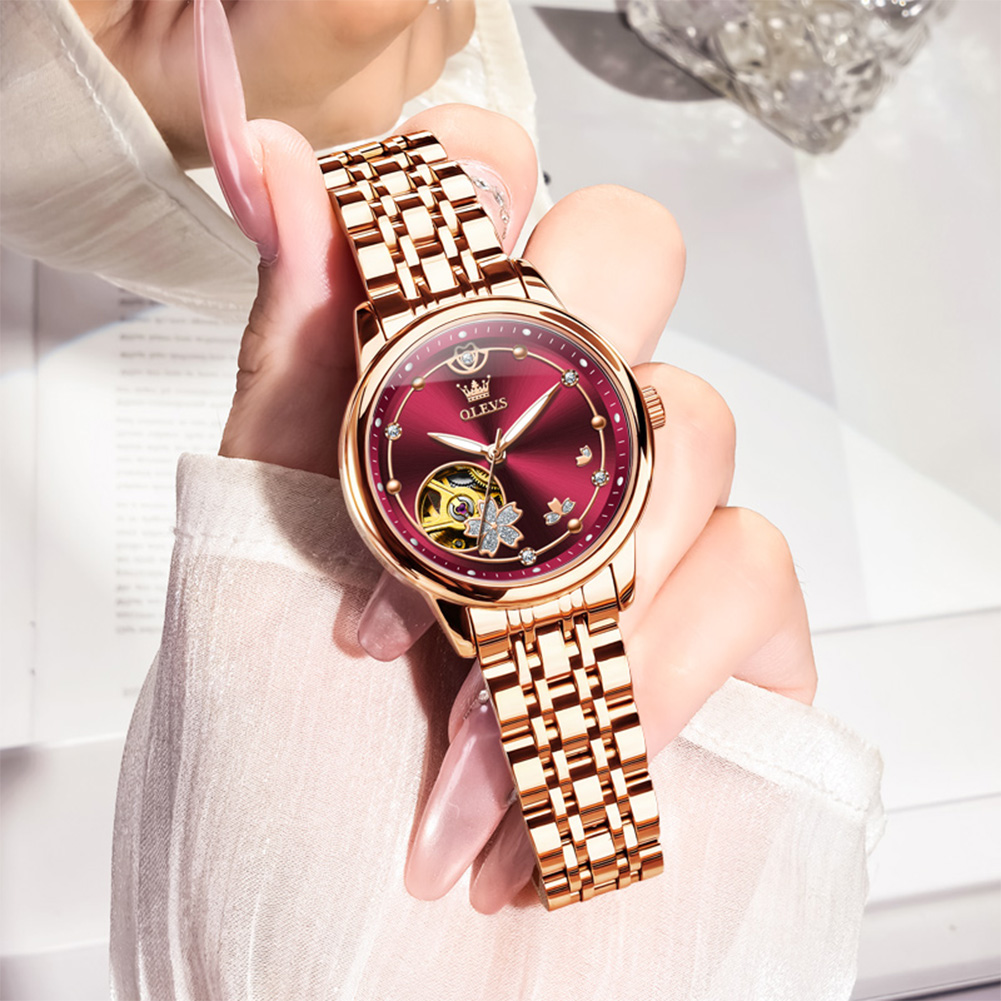 Rose goud wijnrood luxe casual - Jewelry Watches Gold recensie en prijs