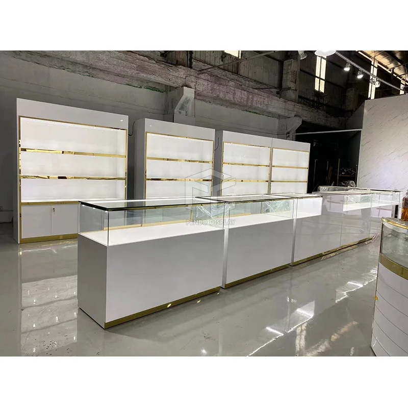 Kiosk voor modejuwelen, wit, Z - Jewelry Shop Watches recensie en prijs