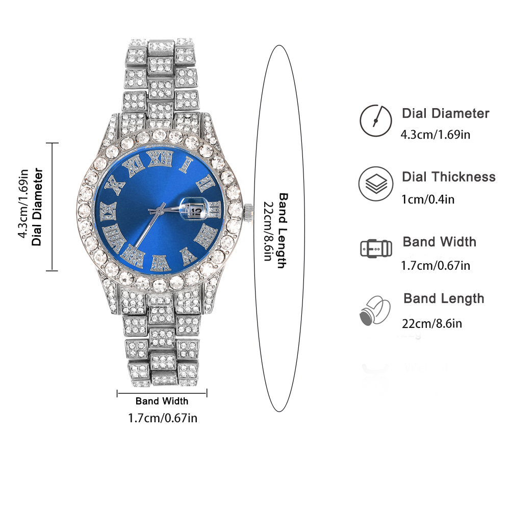 3 stks Hiphop Horloge Sieraden - Jewelry Watches Silver recensie en prijs