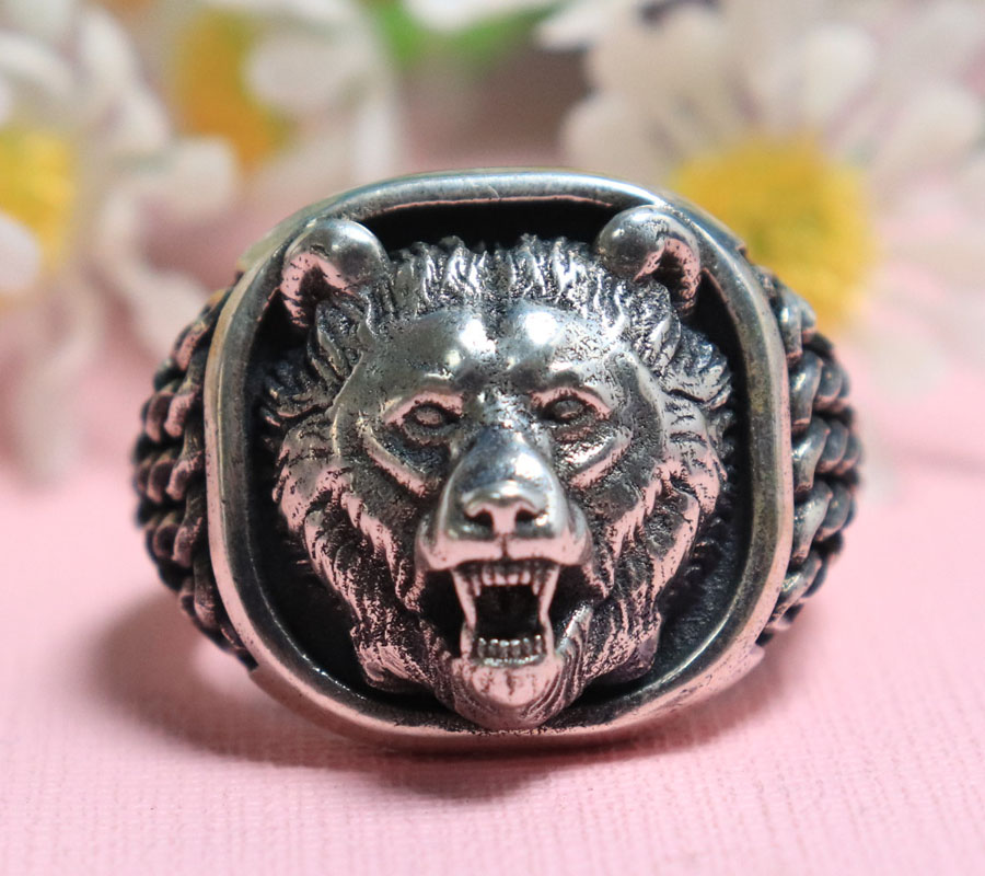 22g Viking Berenkop Noordse Or - Mens Signet Ring recensie en prijs