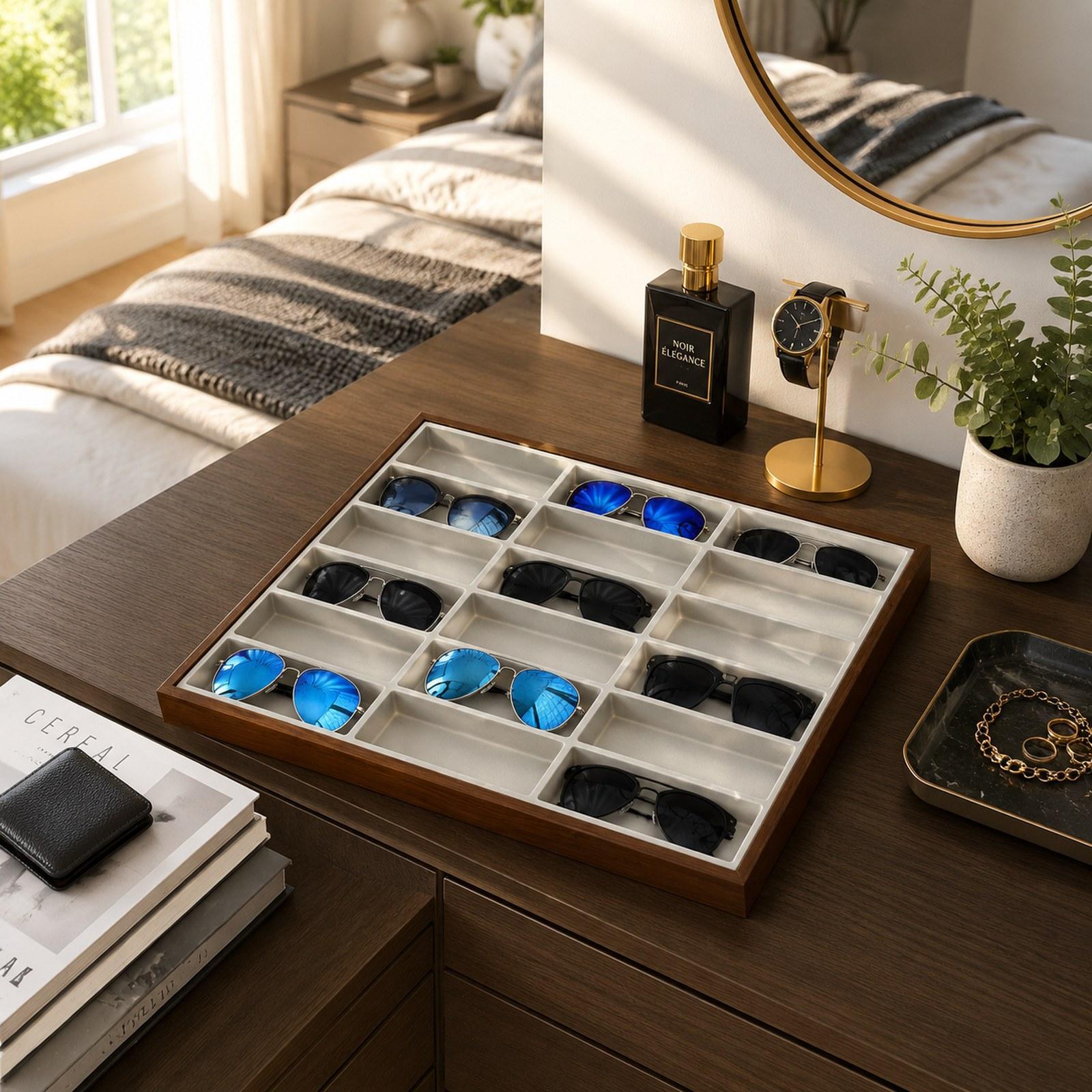 Brillenopbergdoos met 18 compa - Jewelry Eyewear Watches & Accessories recensie en prijs