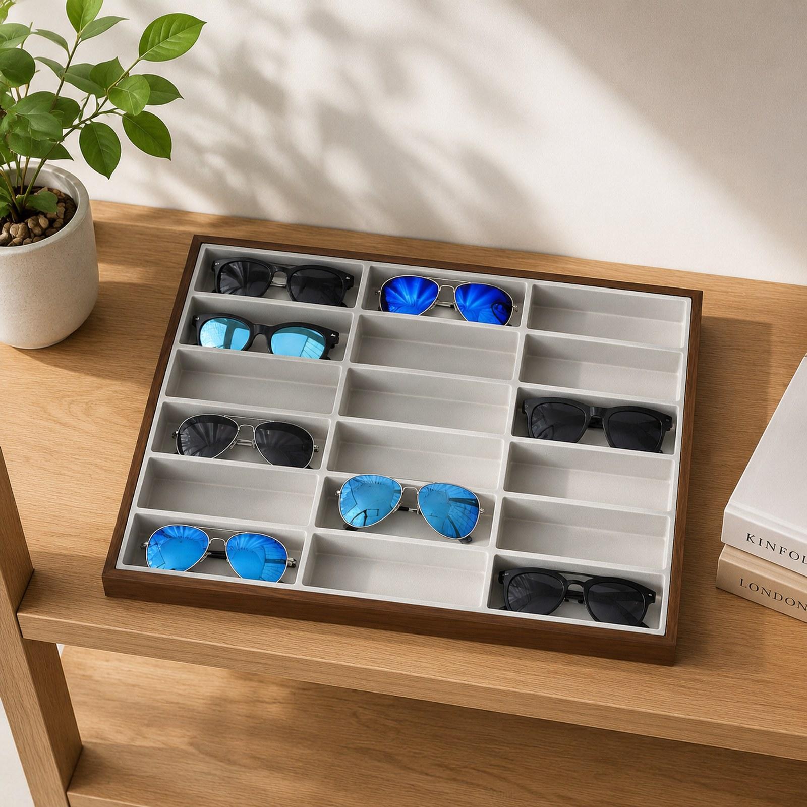 Brillenopbergdoos met 18 compa - Jewelry Eyewear Watches & Accessories recensie en prijs