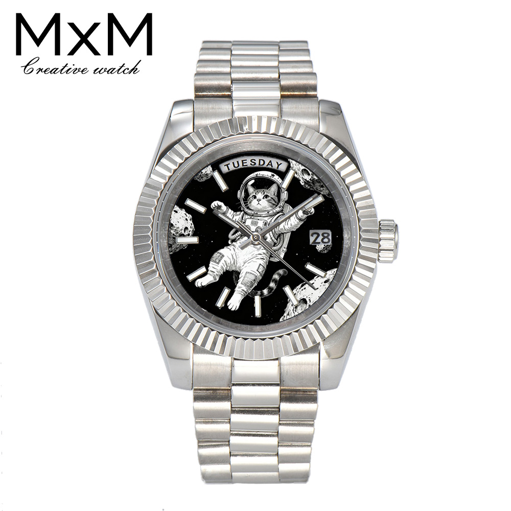 Creatief herenhorloge 40 mm /  - Jewelry And Watches recensie en prijs