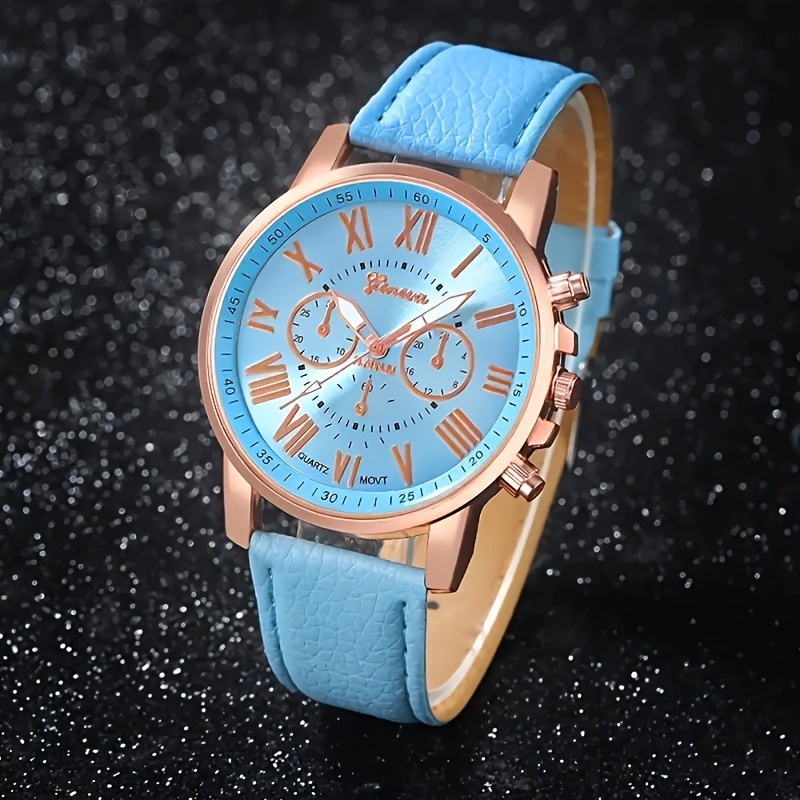 Elegante roségouden hemelsblau - Stones Watches & Jewelry In Sweden Ab recensie en prijs