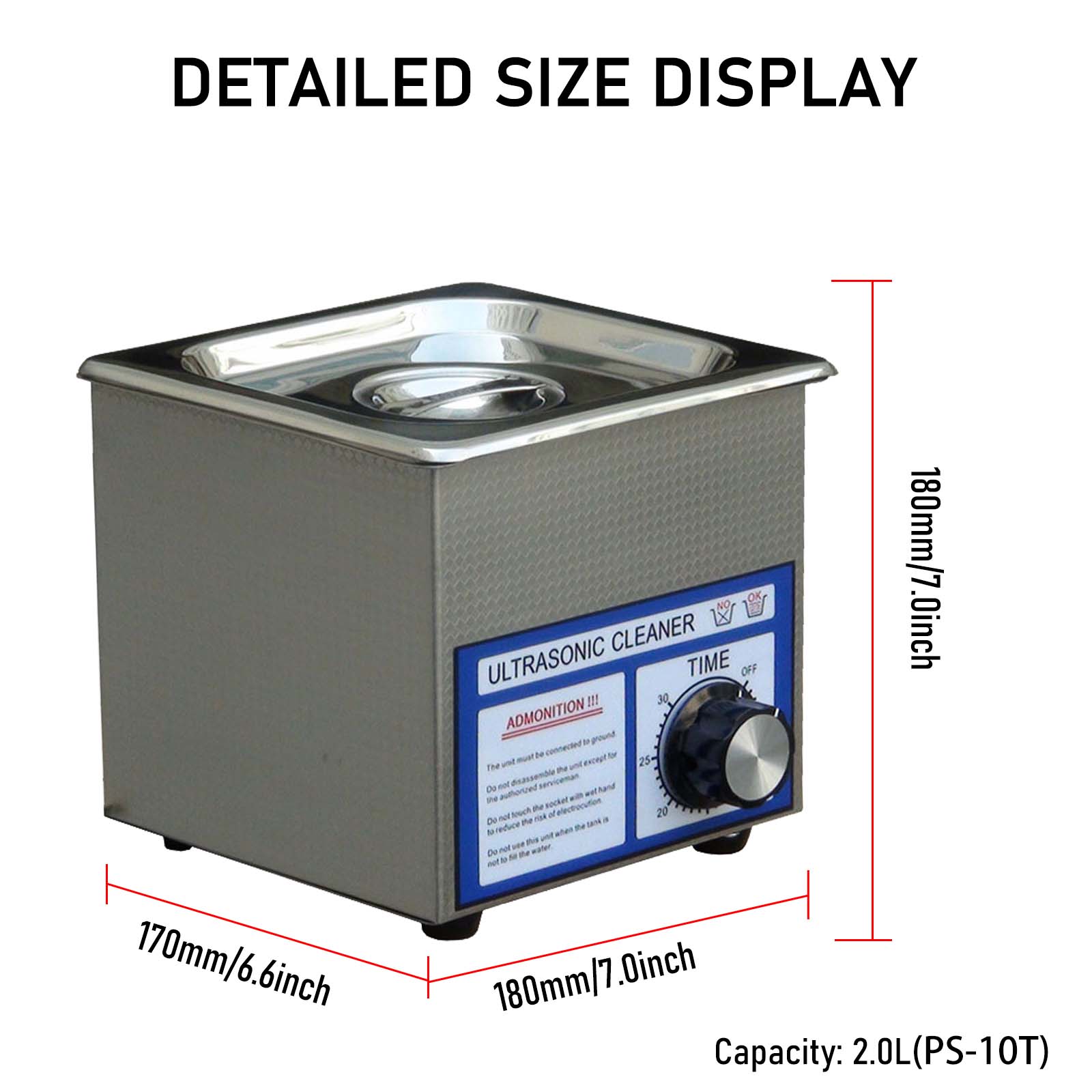 1.3L-3L ultrasone reiniger PS- - Jewelry Eyewear Watches & Accessories recensie en prijs