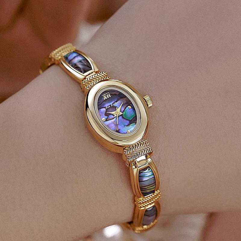 Ovale wijzerplaat damesarmband - Jewelry Watches Gold recensie en prijs