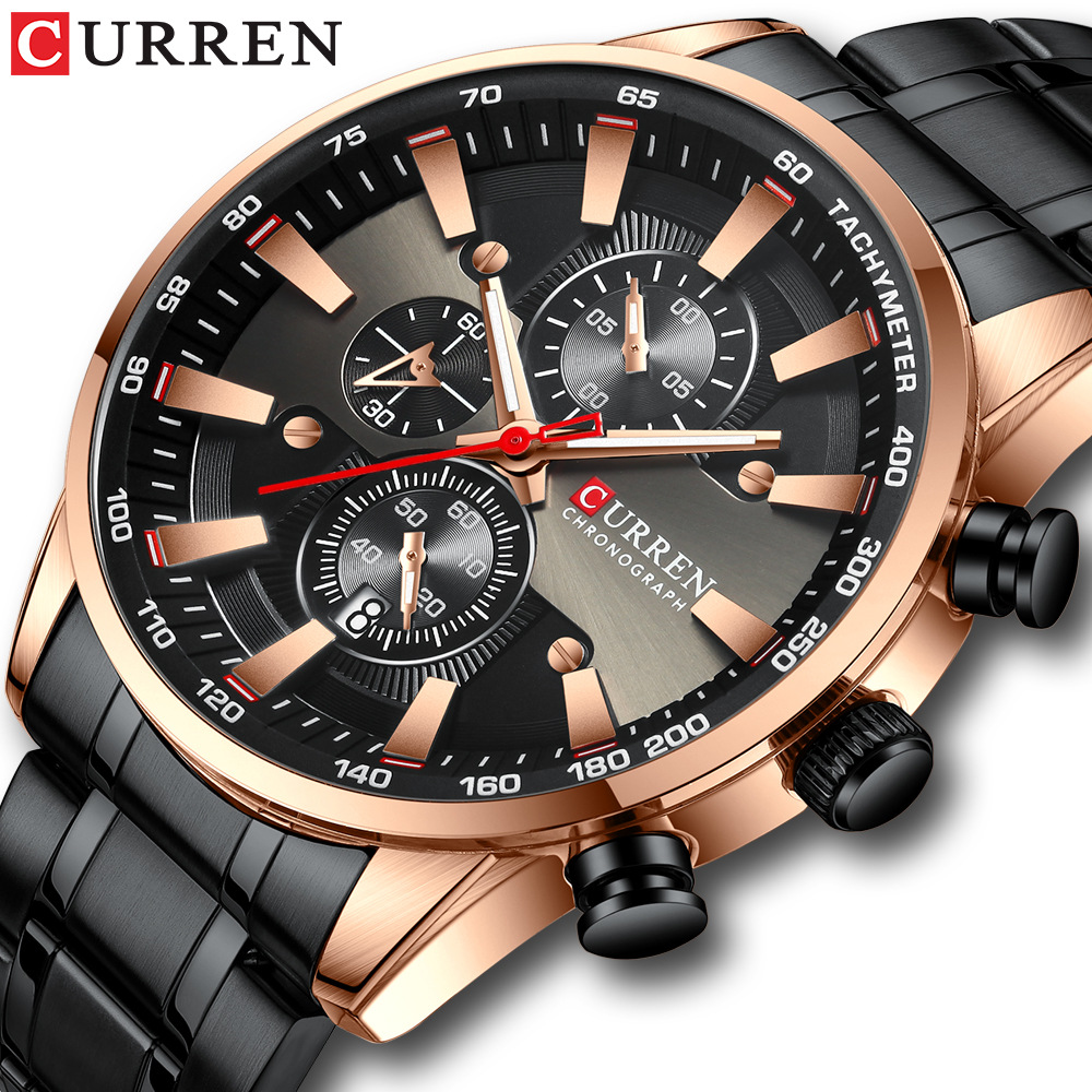 CURREN 8351 heren quartz horlo - Jewelry Watches Silver recensie en prijs