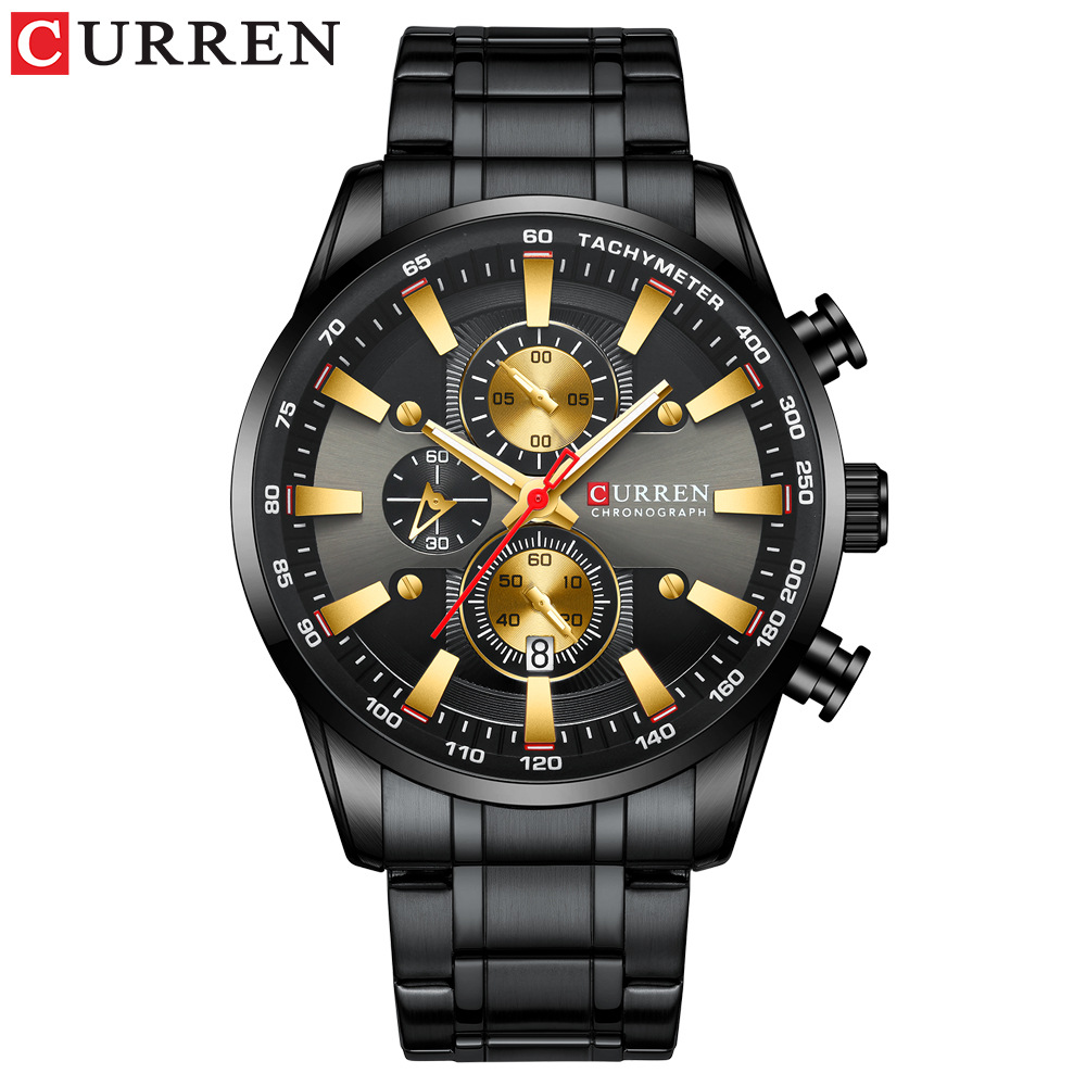 CURREN 8351 heren quartz horlo - Jewelry Watches Silver recensie en prijs
