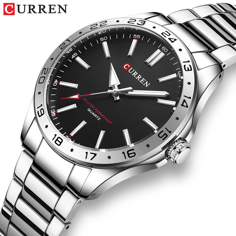 CURREN 8452 Zilverwit cadeau q - Jewelry Watches Silver recensie en prijs