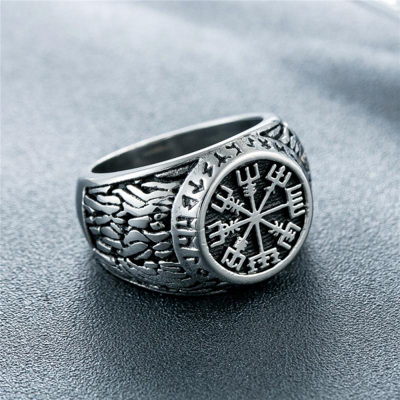 Vintage Viking Rune Signet Sca - Mens Signet Ring recensie en prijs
