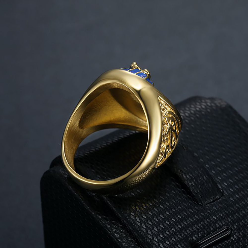 Hip Hop Rock Goud Kleur Egypti - Mens Signet Ring recensie en prijs