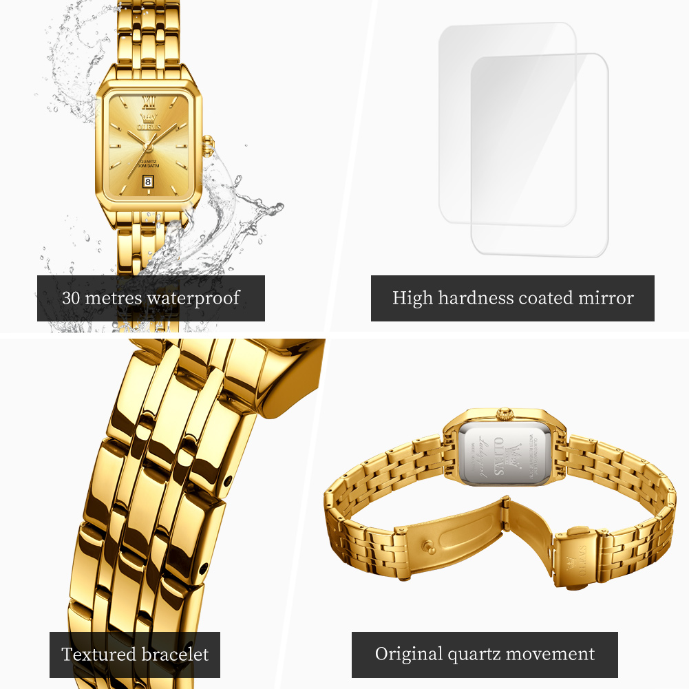 OLEVS Luxe topmerk dameshorlog - Jewelry Watches Gold recensie en prijs