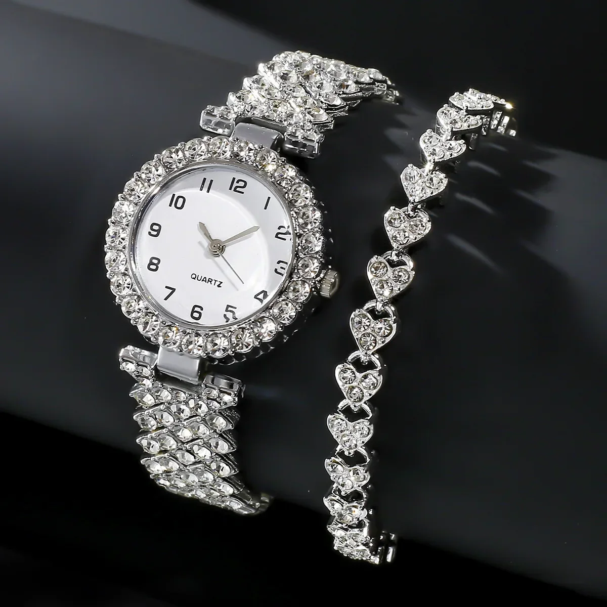1 stks/2 stks Luxe Mode Vrouwe - Jewelry Watches Silver recensie en prijs
