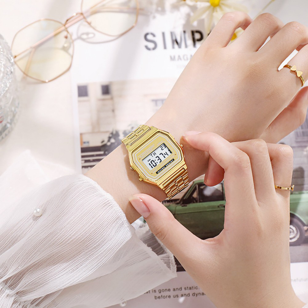 Elegant digitaal horloge voor  - Jewelry Watches Silver recensie en prijs