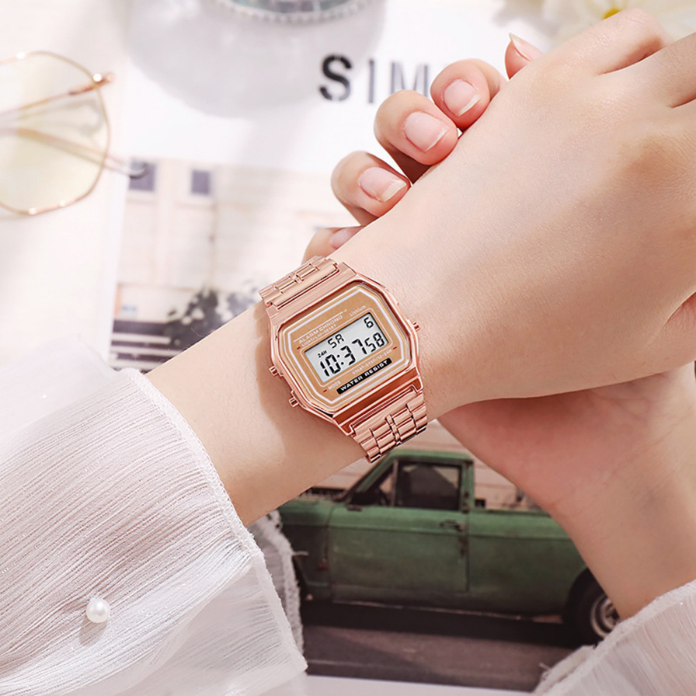 Elegant digitaal horloge voor  - Jewelry Watches Silver recensie en prijs