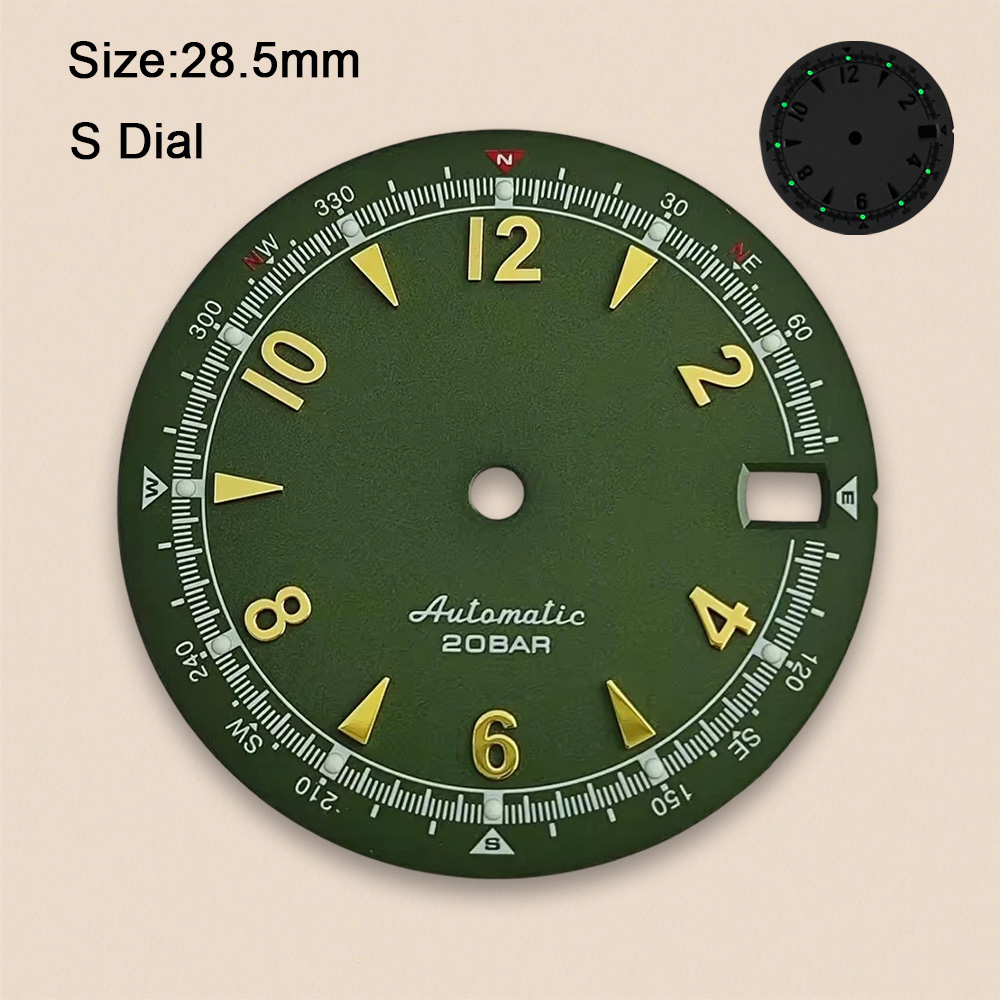 NH35 Wijzerplaat S Logo 28.5mm - Seiko Watch 5 Sports recensie en prijs
