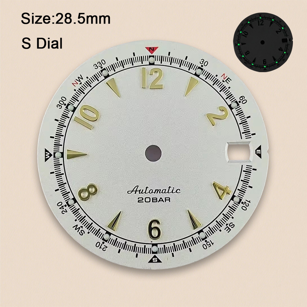 NH35 Wijzerplaat S Logo 28.5mm - Seiko Watch 5 Sports recensie en prijs