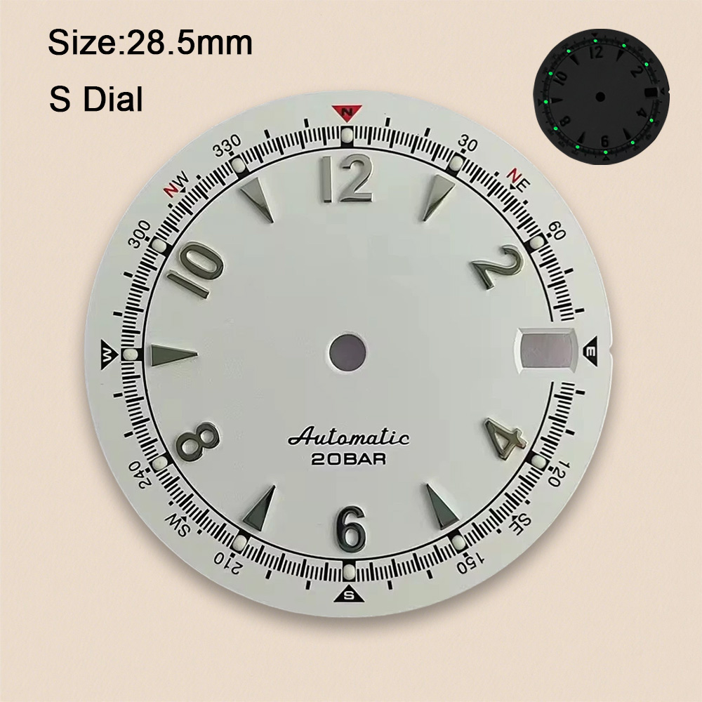 NH35 Wijzerplaat S Logo 28.5mm - Seiko Watch 5 Sports recensie en prijs