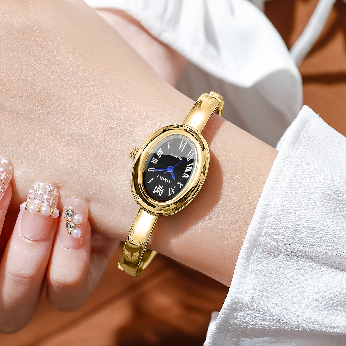 2026XIMILI Vintage ovale armba - Jewelry Watches Gold recensie en prijs