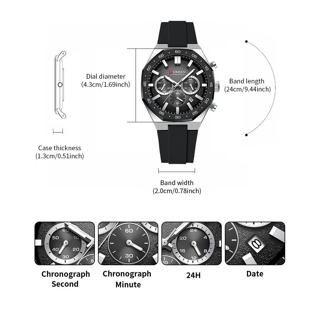 CURREN Mode Casual Heren Sport - Jewelry And Watches recensie en prijs