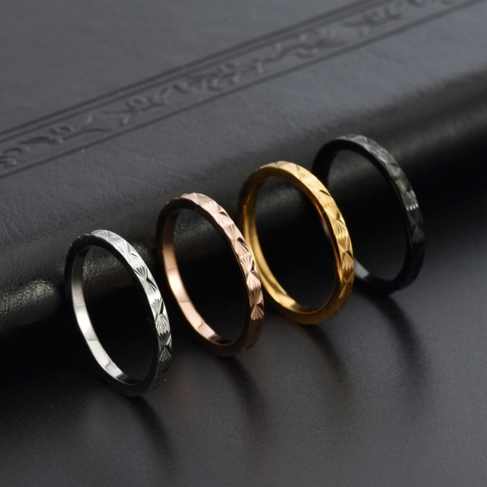 Kolmnsta 2mm Titanium Staal St - Minimalist Ring Stackable recensie en prijs