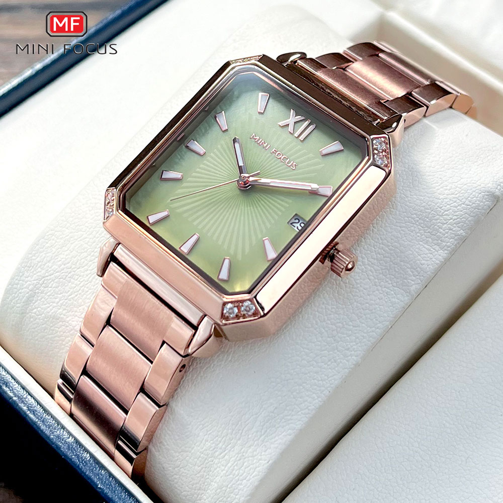Mini Focus Vierkante Wijzerpla - Jewelry Watches Gold recensie en prijs
