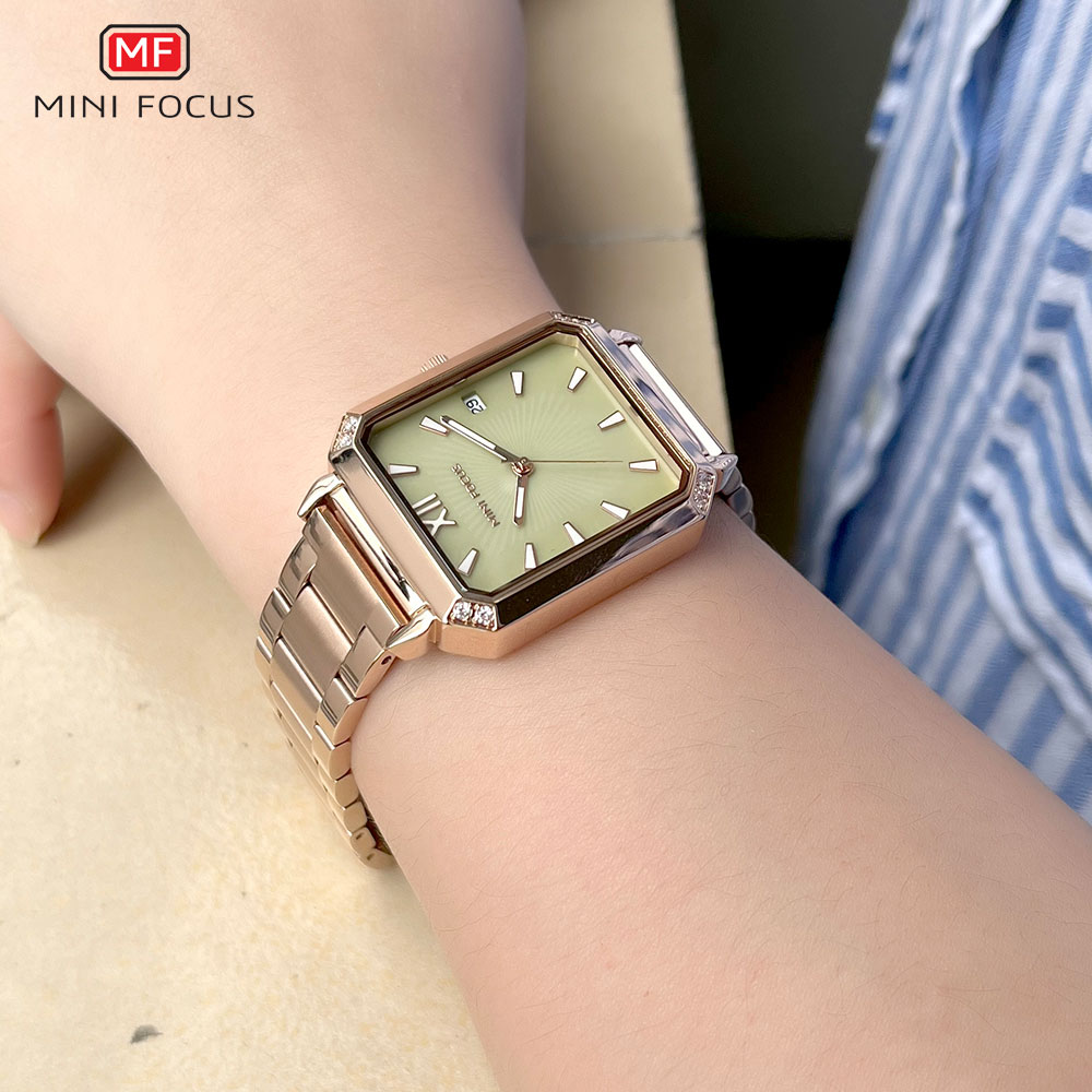 Mini Focus Vierkante Wijzerpla - Jewelry Watches Gold recensie en prijs