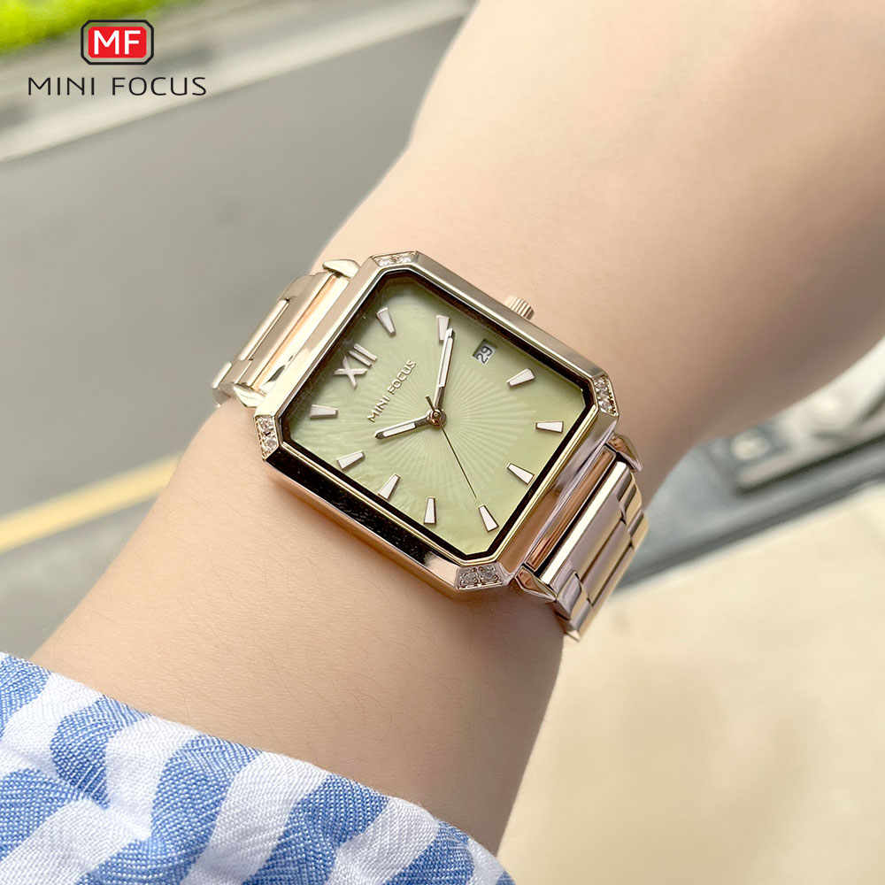 Mini Focus Vierkante Wijzerpla - Jewelry Watches Gold recensie en prijs