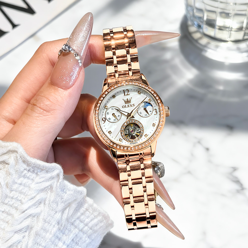 OLEVS dameshorloges topmerk lu - Leather Bracelet recensie en prijs