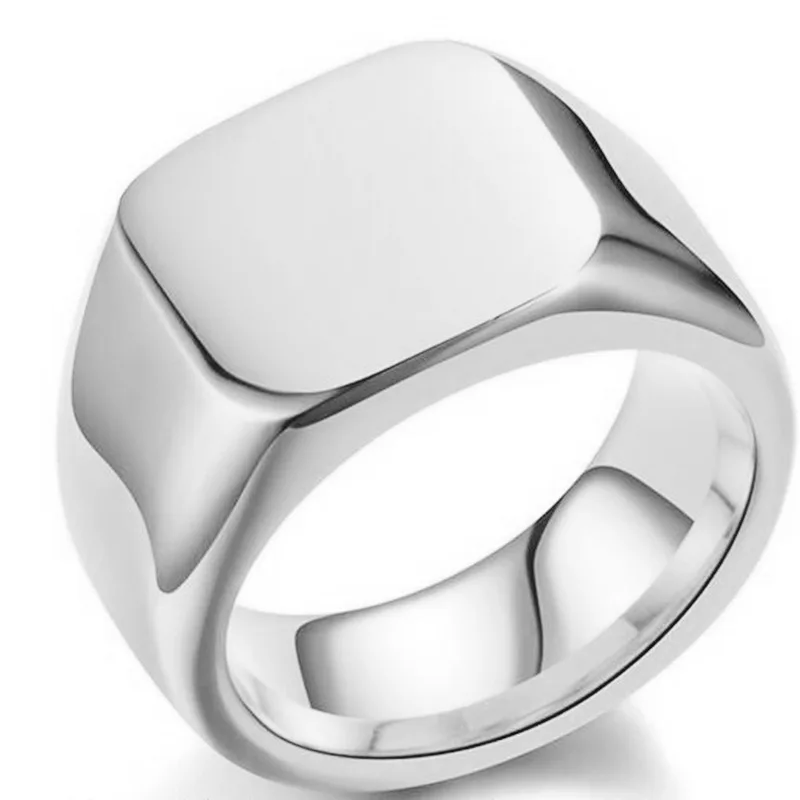 Signet Vierkante Vinger Ringen - Mens Signet Ring recensie en prijs