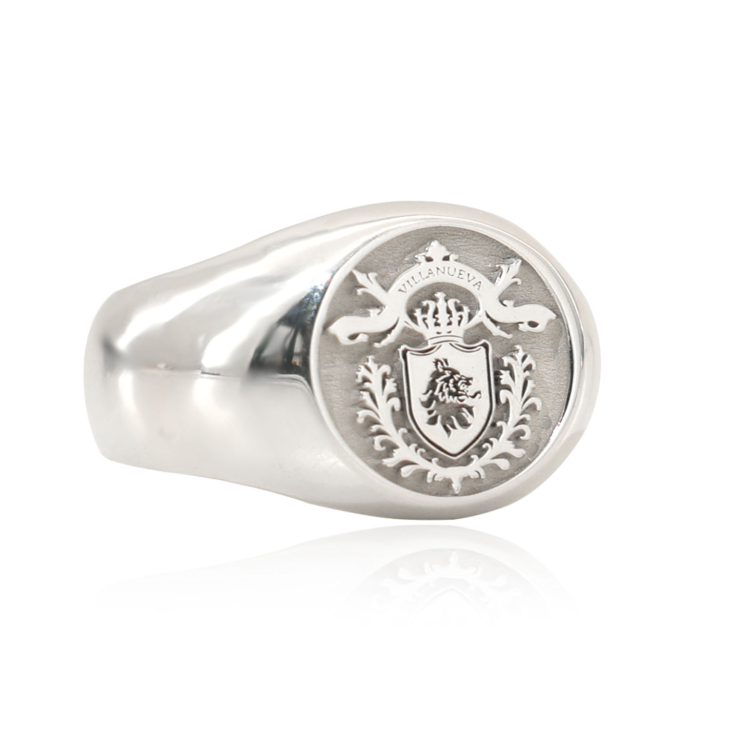17 mm ronde 925 massief zilver - Mens Signet Ring recensie en prijs