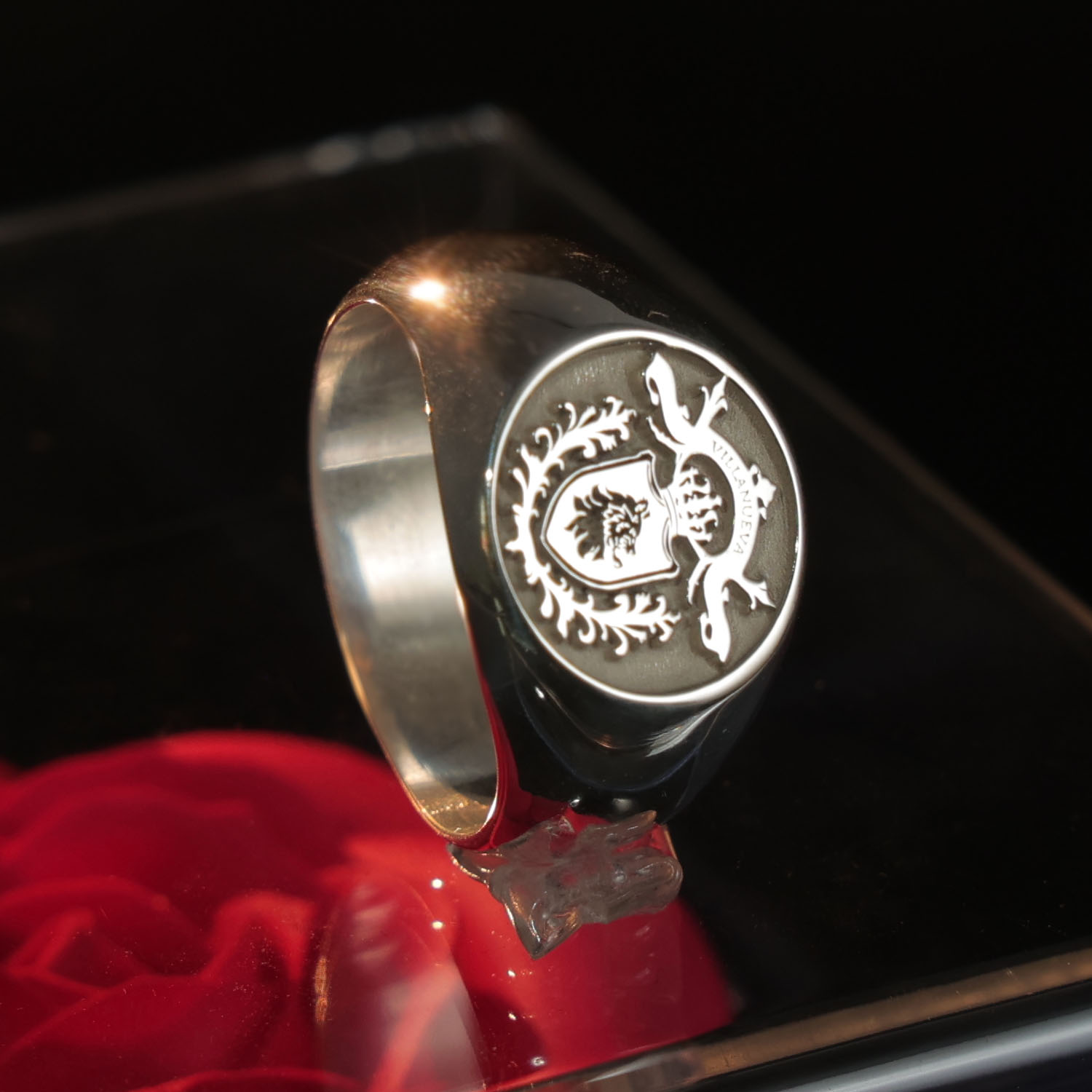17 mm ronde 925 massief zilver - Mens Signet Ring recensie en prijs