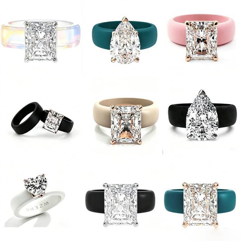 Minimalistische siliconen hart - Minimalist Ring Stackable recensie en prijs